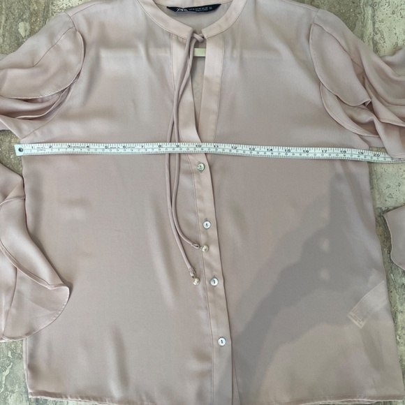 ZARA WOMAN TOP BLOUSE - Picture 6 of 10